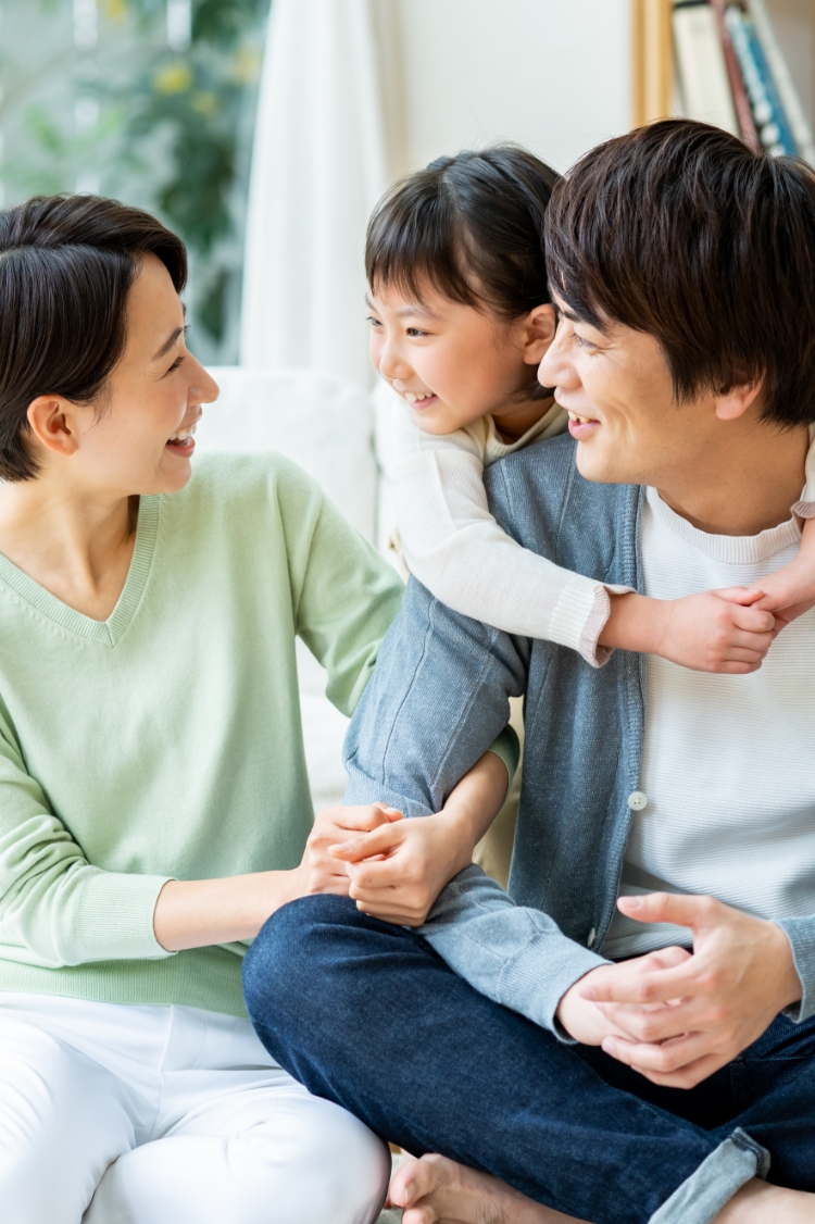 家族のふれあいと豊かさを抱くデザイン