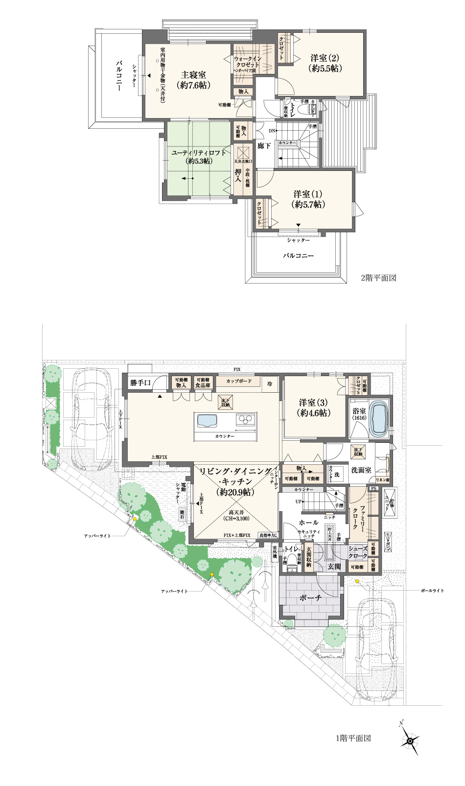 27-18号地間取り