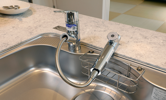 浄水機能付きハンドシャワー水栓