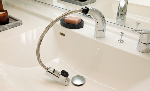 ハンドシャワー機能付き水洗