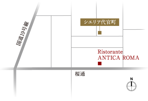 Ristorante ANTICA ROMA 地図