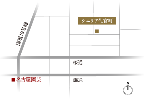名古屋園芸 地図
