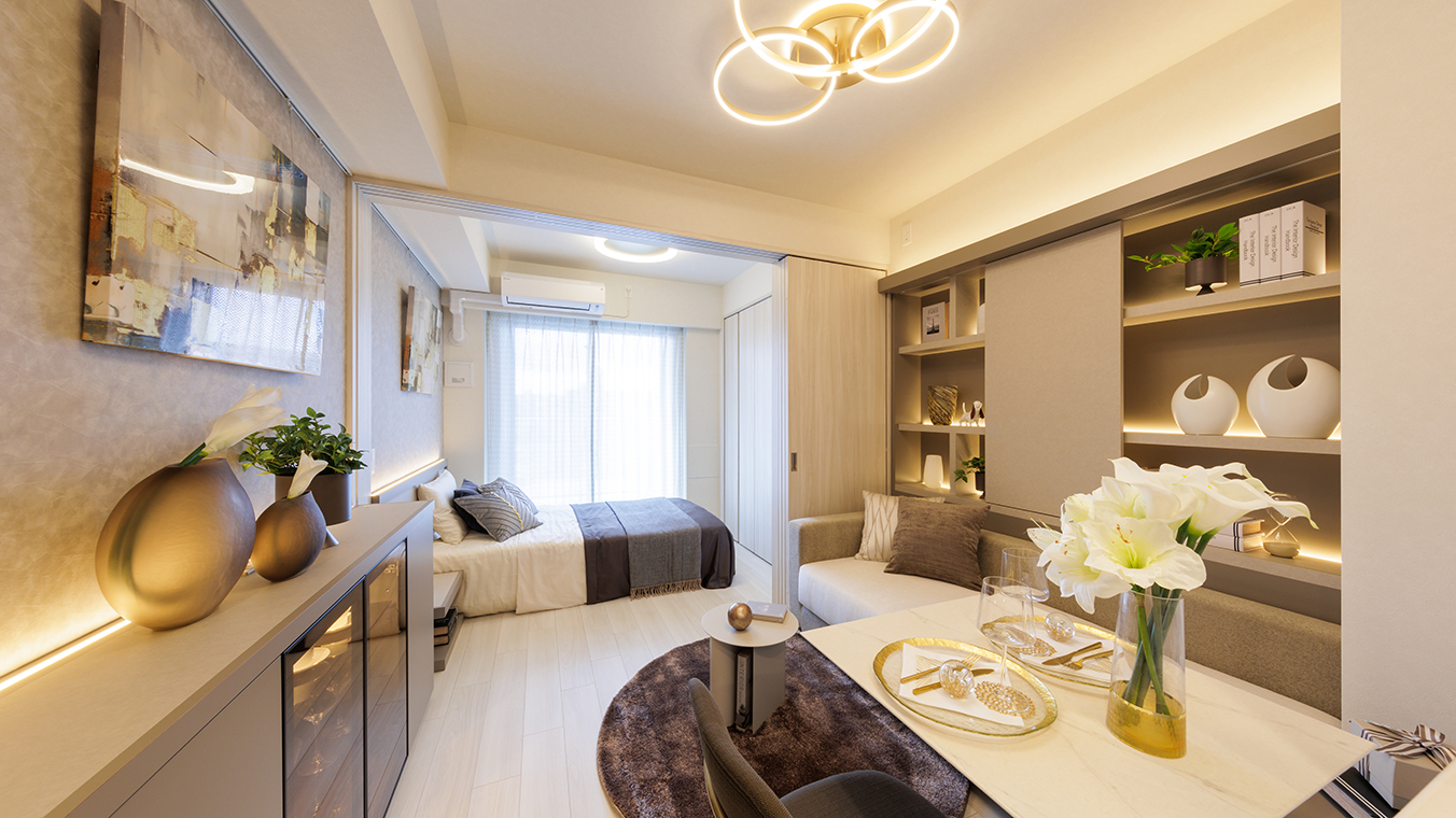 LIVING DINING・BED ROOM