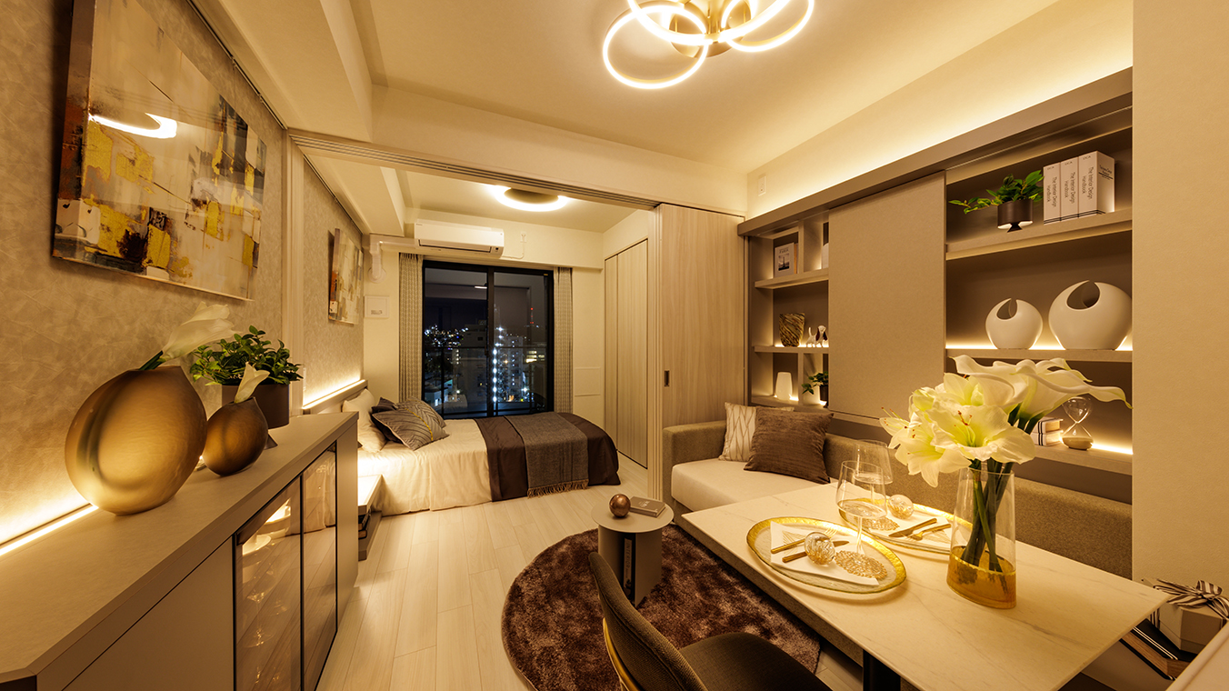 LIVING DINING・BED ROOM