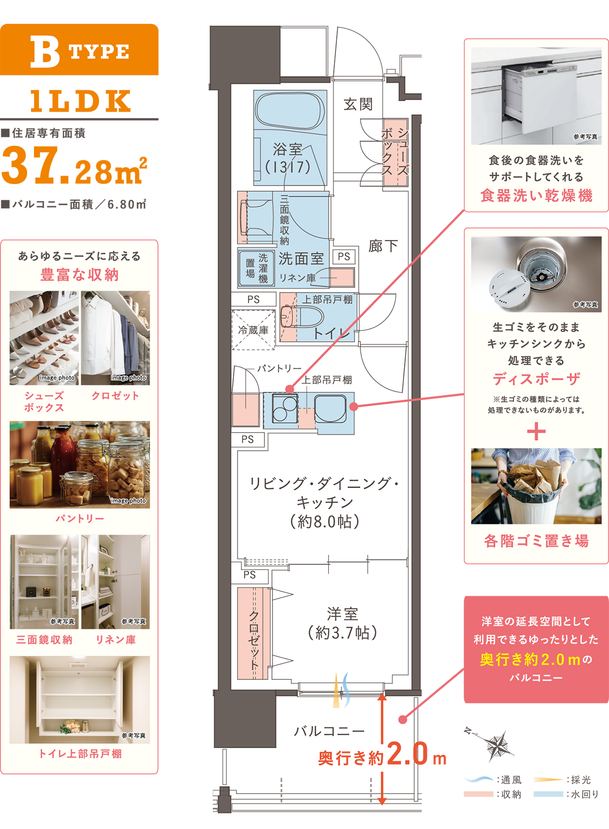 Bタイプ間取り図
