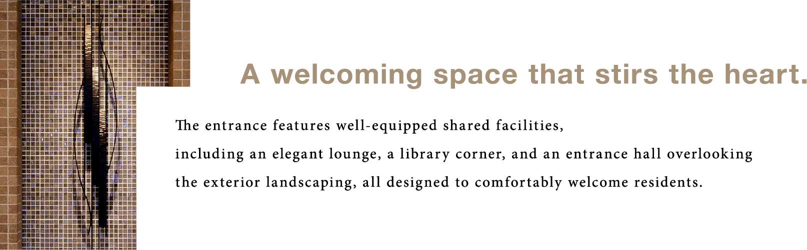 A welcoming space that stirs the heart.