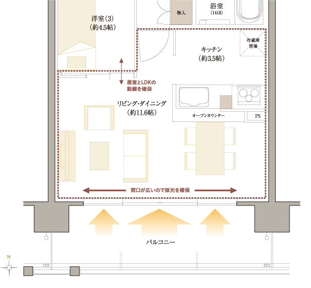 陽だまりLD」プラン図面