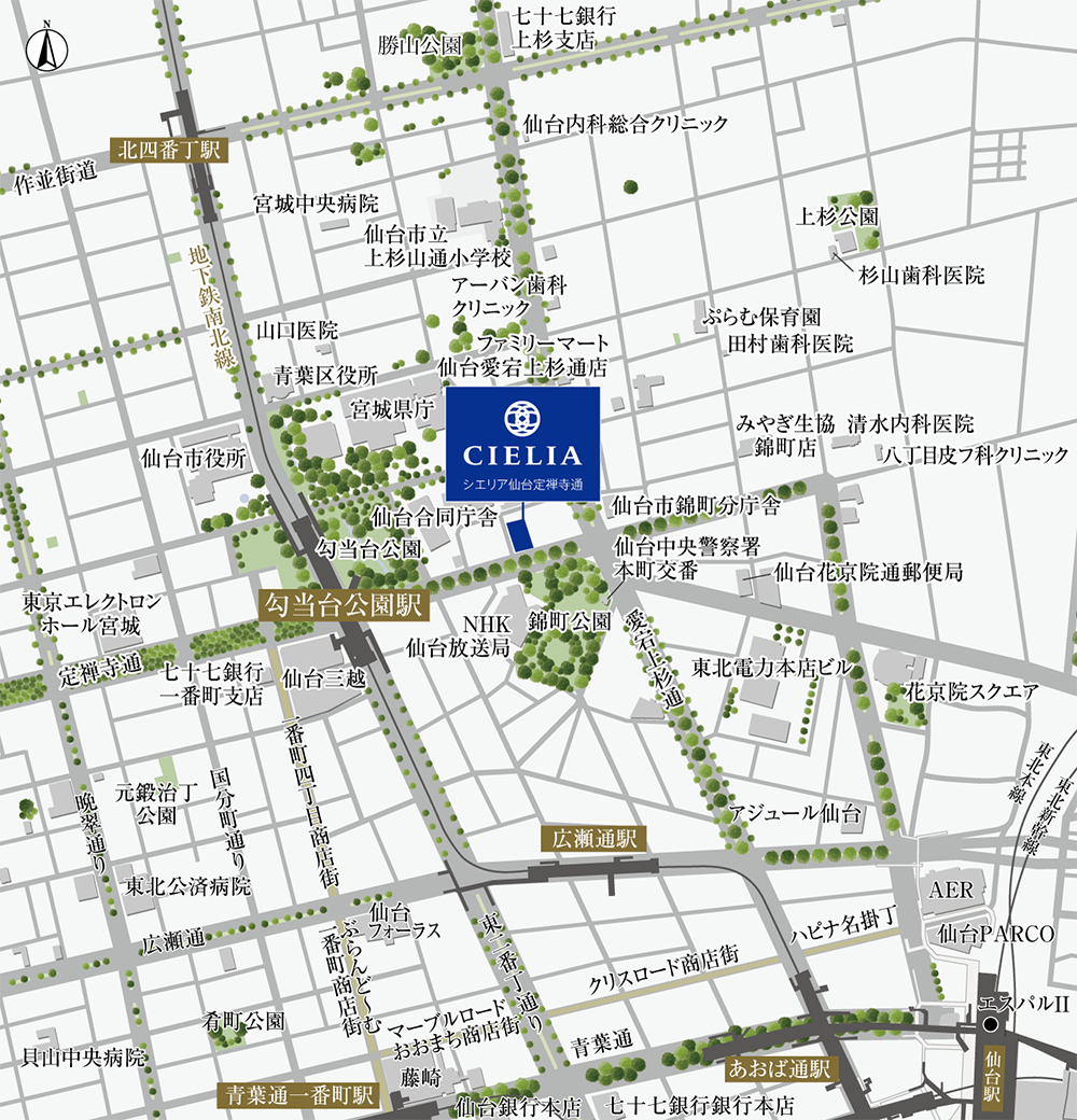 現地案内図