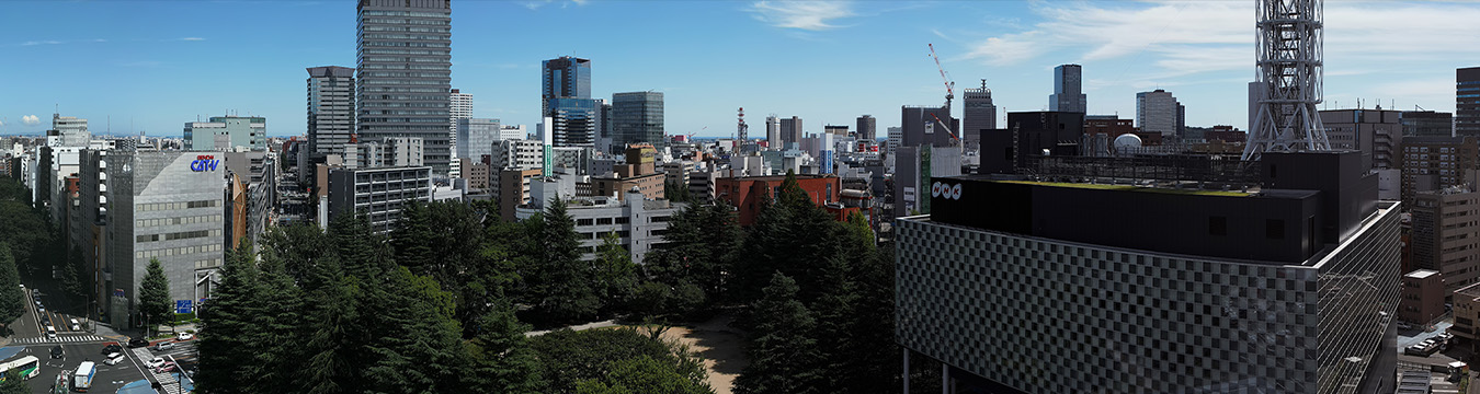 Bタイプ14階相当より南面を望む(2022年8月撮影)