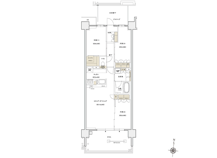 H4タイプ間取り