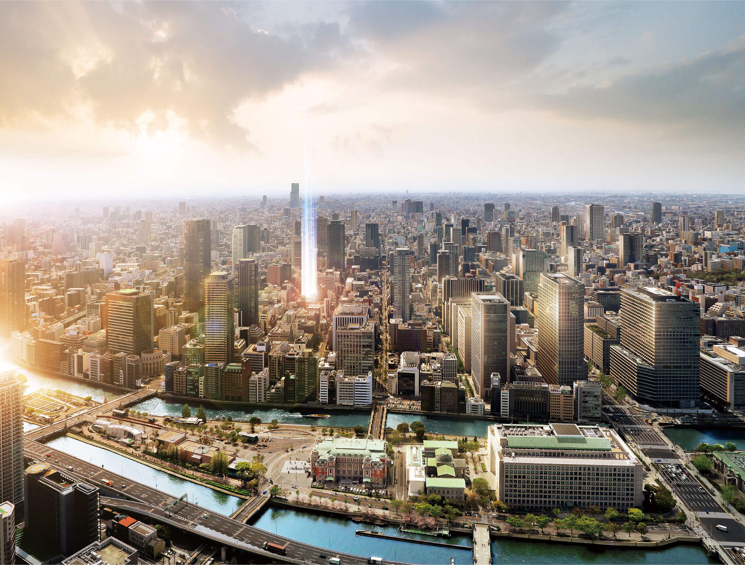 現地周辺航空写真