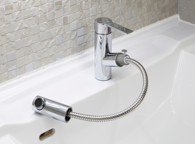 人造大理石天板一体型片寄せボウル