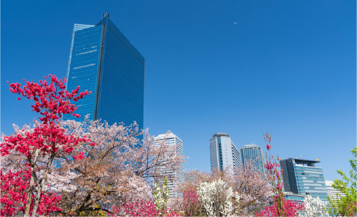 大阪城・桃園