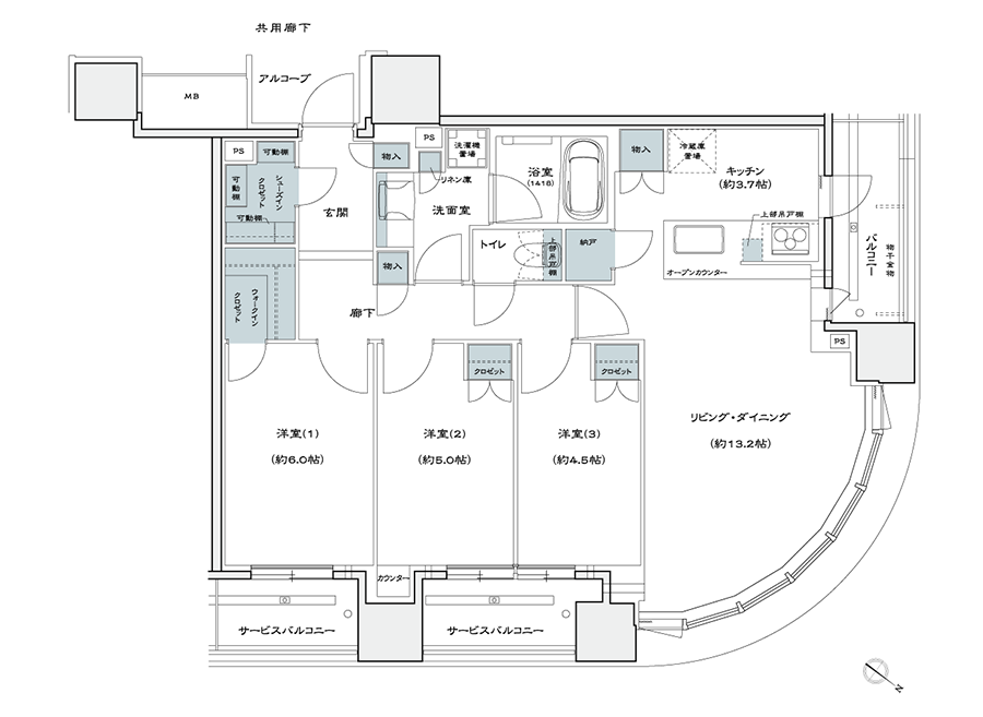 Gタイプ間取り