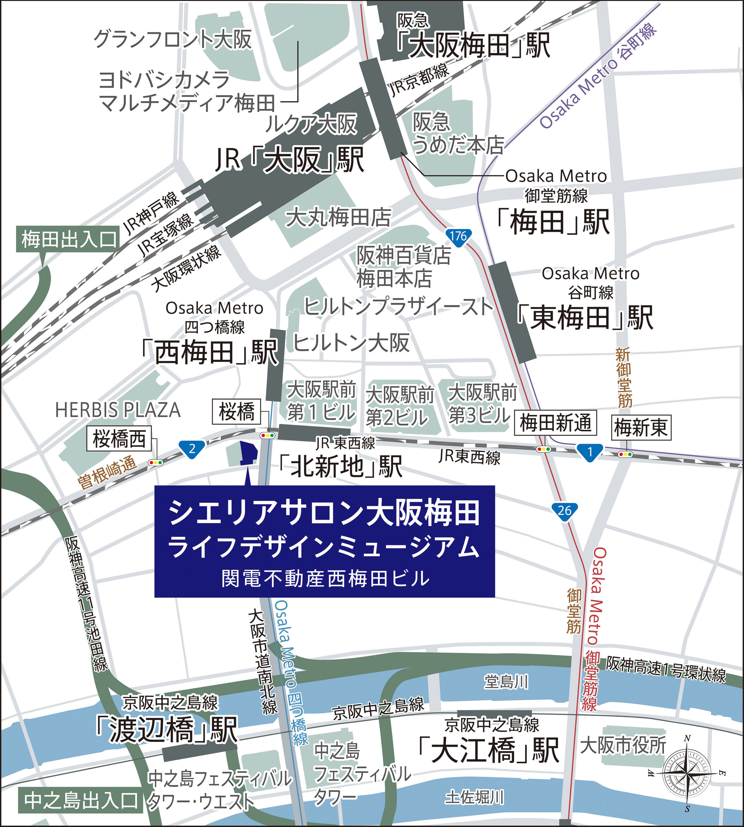 サロン案内図