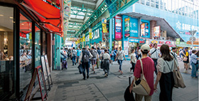 吉祥寺の街並み