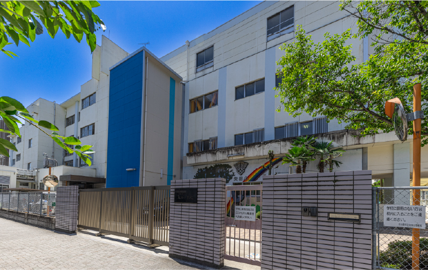 市立矢田小学校（徒歩11分／約850m）