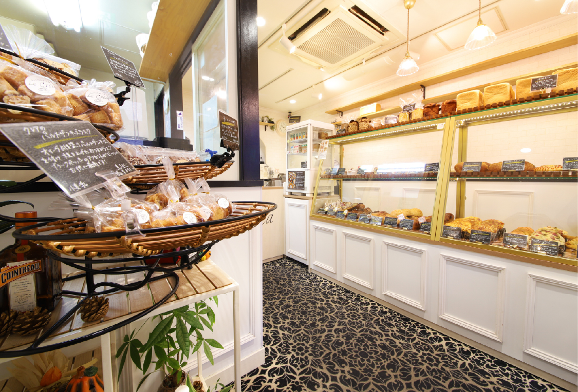 Boulangerie Le Créa店内