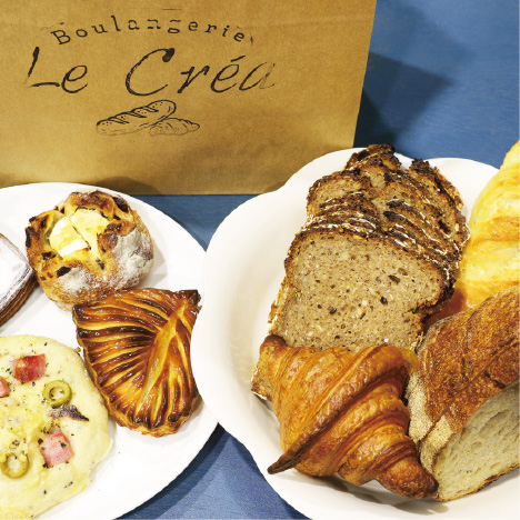 Boulangerie Le Créa 各種パン