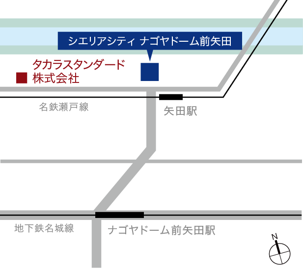 タカラスタンダード株式会社　地図